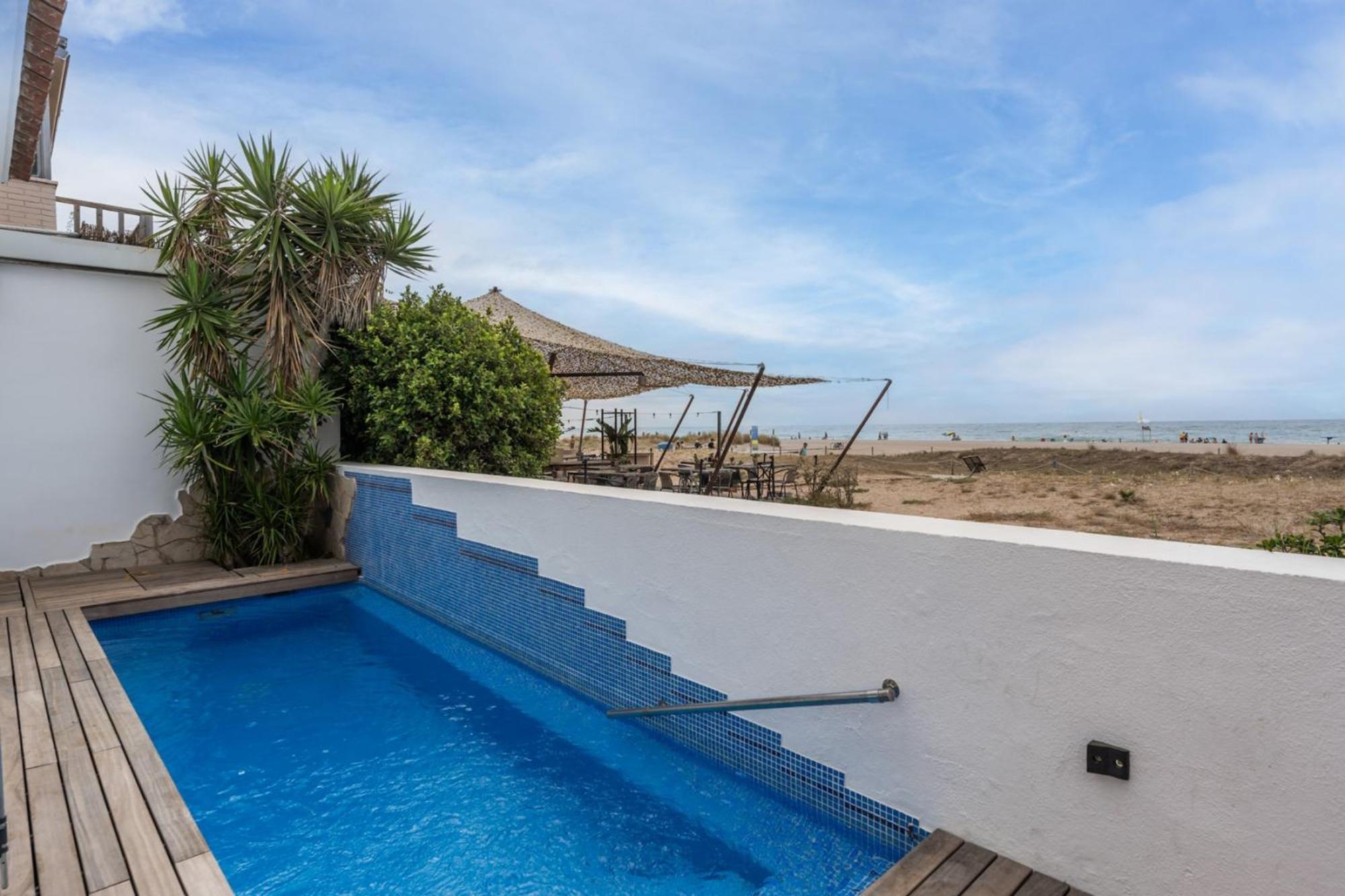 Beach Villa Cristina By Hhbcn Castelldefels Phòng bức ảnh